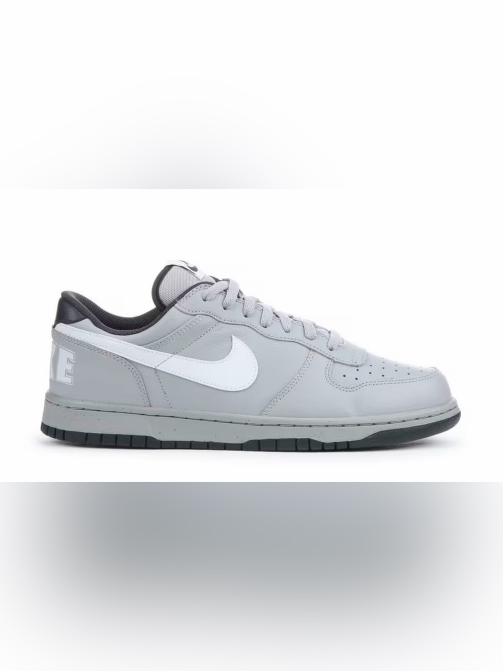 Nike Men's Big Low Gray and White Casual Sneakers NWOB